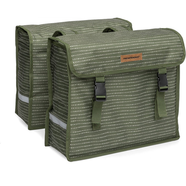 New Looxs Alforjas Fiori Nomi Impermeables Poliester 30l Verde Con Reflectantes (37x33x12.5 Cm)