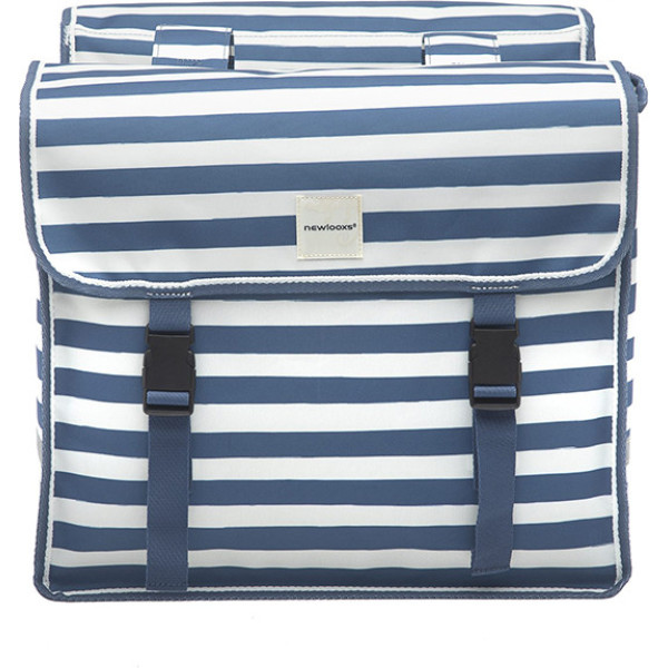 New Looxs Alforjas Fiori Nomi Impermeables Poliester 30l Azul/blanco Con Reflectantes (37x33x12.5 Cm)