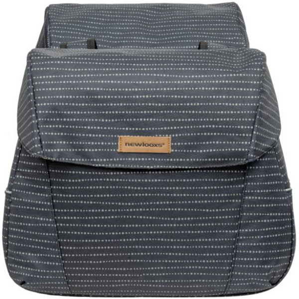 Nouveau Looxs Sac de selle Joli Nomi 37l Polyester imperméable Noir Avec Tampons Réfléchissants (38x30x18 Cm)