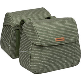 New Looxs Alforja Joli Nomi 37l Impermeable Poliester Verde Con Reflectantes (38x30x18 Cm)