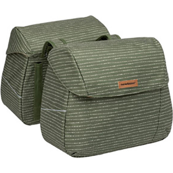 New Looxs Alforja Joli Nomi 37l Impermeable Poliester Verde Con Reflectantes (38x30x18 Cm)