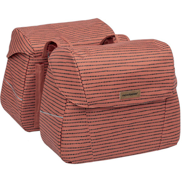 New Looxs Joli Nomi 37l impermeável poliéster vermelho pannier com reflexivo (38x30x18 cm)