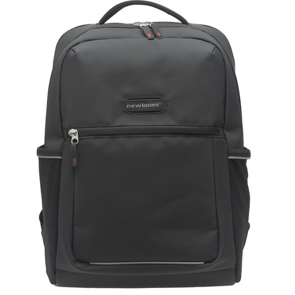 New Looxs Mochila Nevada 25l Impermeable Poliester Negro Con Reflectantes (46x31x18 Cm)