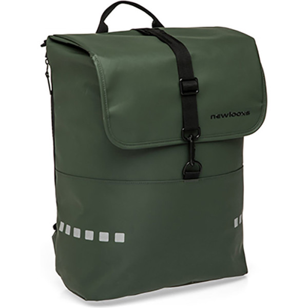 Nouveau Looxs Odense 18l Sac à dos vert imperméable avec coutures réfléchissantes (43x30x17 Cm)