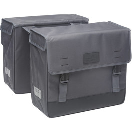 New Looxs Alforjas Origin 39l Impermeable Poliester Gris Con Reflectantes (37x33x15 Cm)