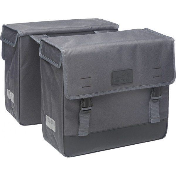 New Looxs Alforjas Origin 39l Impermeable Poliester Gris Con Reflectantes (37x33x15 Cm)
