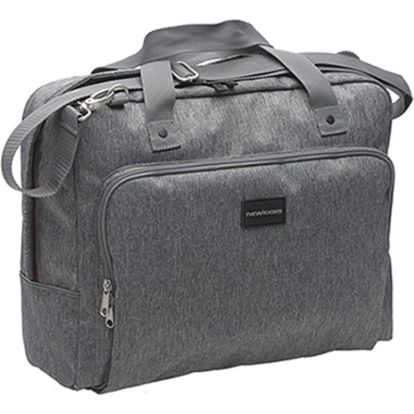 Nouveau Looxs Postino Nova Saddlebag 18l Waterproof Cotton/Polyester Grey (40x30x14 Cm)