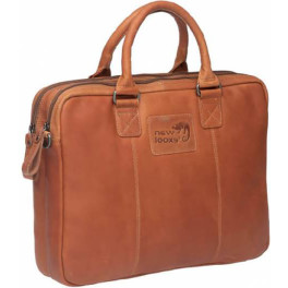 New Looxs Alforja Santos 13l Cuero Marron (40x31x11 Cm)
