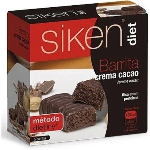 Siken Diet Barres Protéinées 5 barres x 36 gr