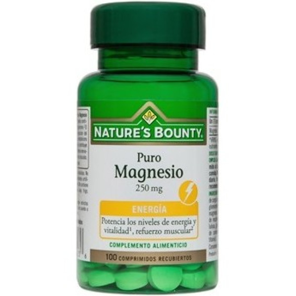 Nature's Bounty Magnesio 250 Mg 100 Comp