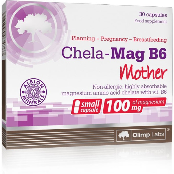Olimp Magnésio Quelatos B6 Mother - 30caps