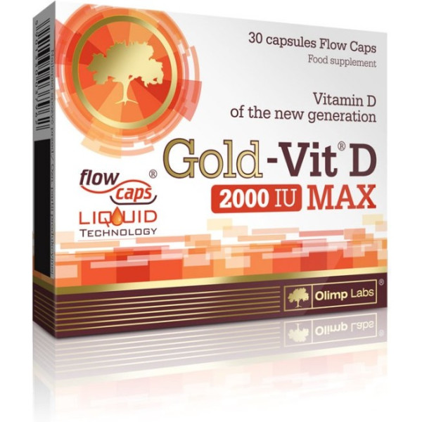 Olimp Gold-vitamina D Max - 30 Cápsulas