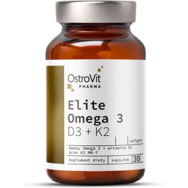 Ostrovit Omega 3 D3 K2 Elite - 30 Dragos