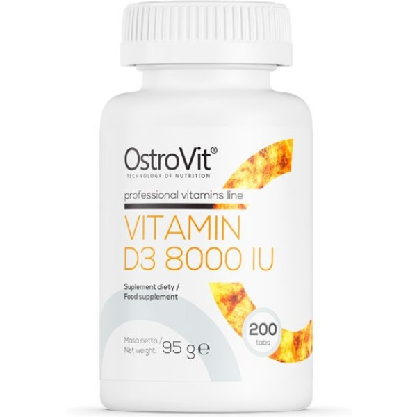 Ostrovit Vitamina D3 8000ui - 200comp