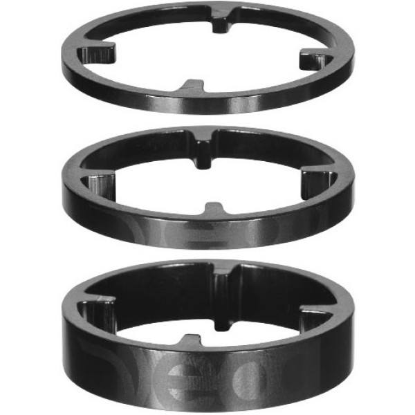 Deda Elementi Kit 3 Espaciadores Deda Hss 46 Mm Carbono Negro (1x3/1x5/1x10 Mm)
