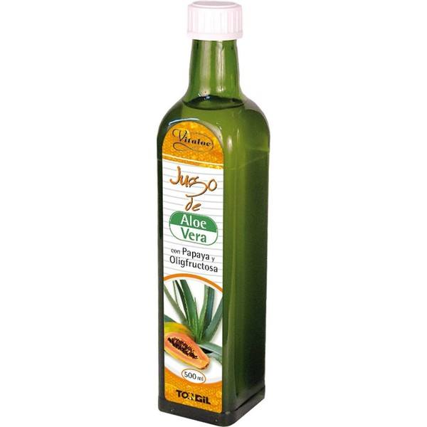 Tongil Vitaloe 500 Ml - Succo Di Aloe Vera Con Papaia E Oligofruttosio