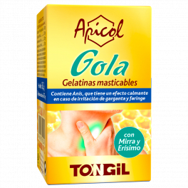 Tongil Apicol Gola Plus 24 gelatinas mastigáveis