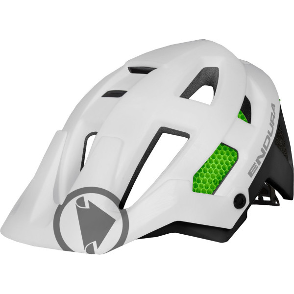 Endura Casco Singletrack Blanco Hombre