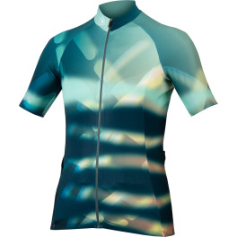 Endura Maillot Virtual Texture S/s Para Mujer Azul Glaciar Mujer
