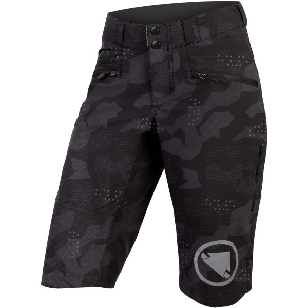 Endura Baggy De Mujer Singletrack Ii Negro Camuflaje Mujer