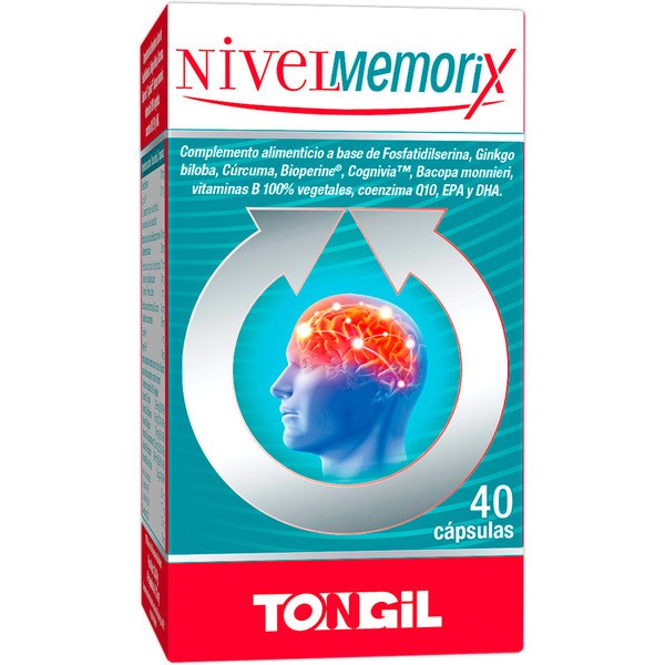 Tongil NivelMemorix 40 Cápsulas - Melhora a Concentração e a Memória