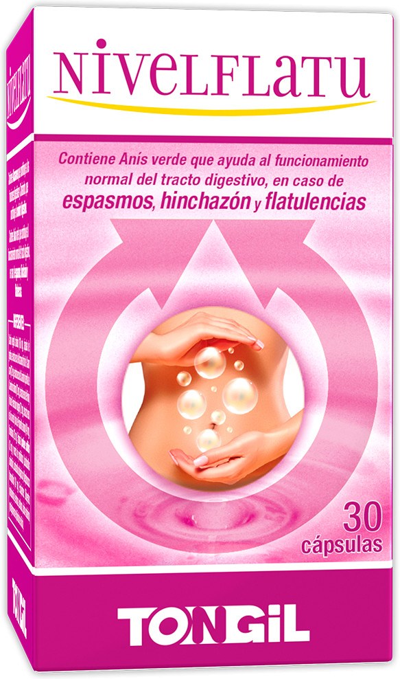 Tongil Nivelflatu 30 CÃ¡Psulas - Alivia Os Sintomas Da Barriga Inchada-image