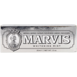 Marvis menta creme dental branqueador 25 ml unissex