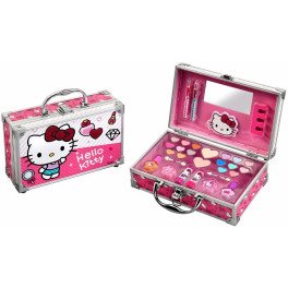 Lote de maquiagem Hello Kitty maleta de alumínio 31 peças mulher