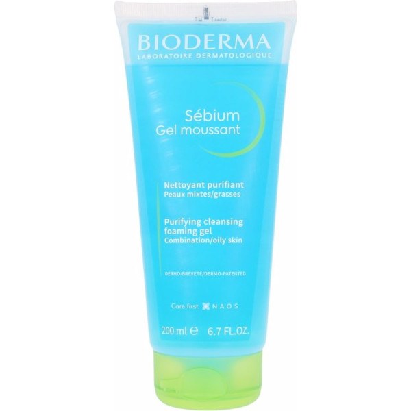 Bioderma Sebium purifying nettoyant moussant gel 200 ml unisex