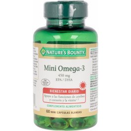 Nature\'s Bounty Mini Omega-3 450 mg 60 mini cápsulas unissex