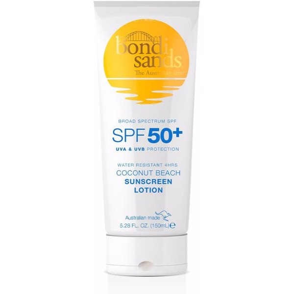 Bondi Sands Spf50+ Water Resistant 4hrs Coconut Beach Sunscreen Lotion 1 Unisexe