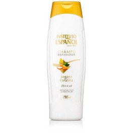 Spanish Institute Shampooing Réparateur Argan + Kératine 750 Ml Unisexe