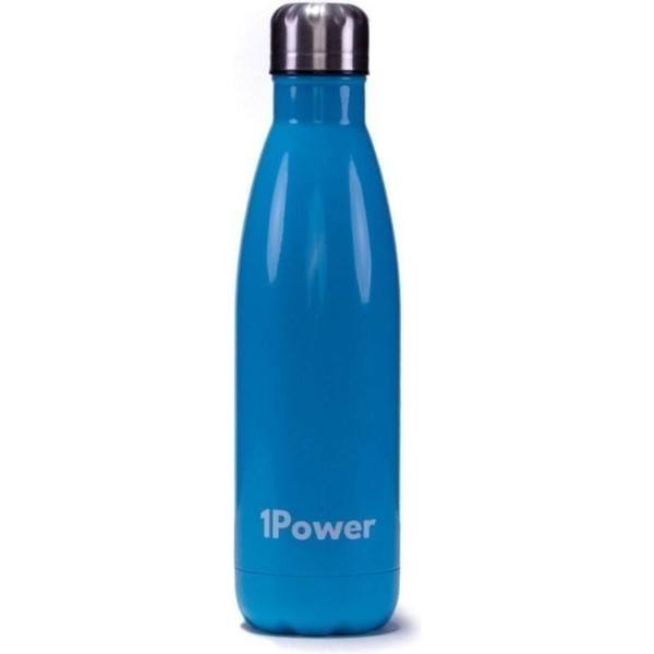 1Power Botella termo 500 ml de acero inoxidable con cierre hermético