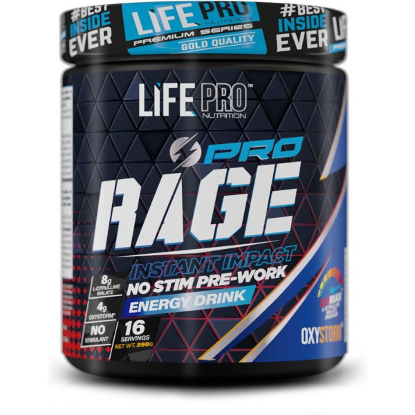 Life Pro Nutrition Crossfit Rage Pro 290g Senza caffeina