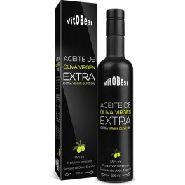 Vitobest Premium Azeite Extra Virgem 500 Ml - Alto Teor de Ácidos Graxos e Antioxidante / Picual Azeitonas Verdes