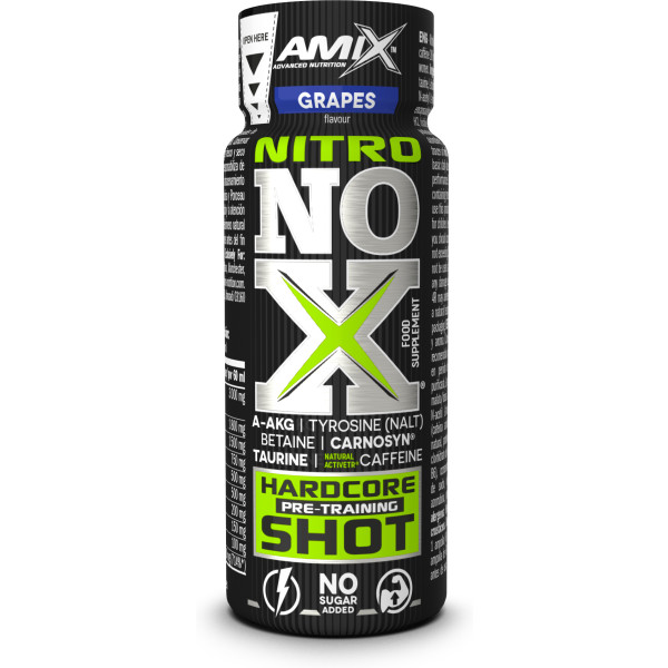 AMIX Nitronox 1 Shot X 60 Ml - Sports Supplement Extra Energy Contribution