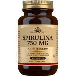 Solgar Espirulina Vegetariana 80 Caps Vegetales