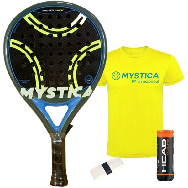 Mystica Proteo Master 2021 Amarillo  - Pala de Pádel