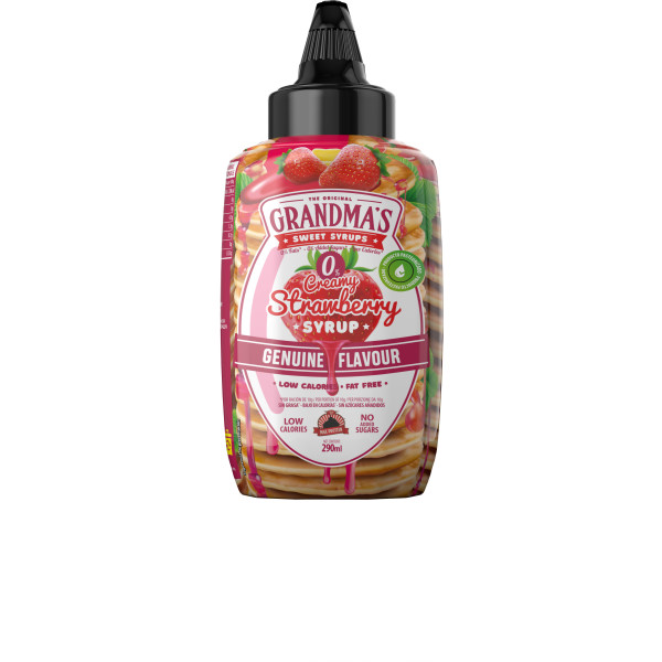 Max Protein Grandma's Strawberry Syrup 290 Ml