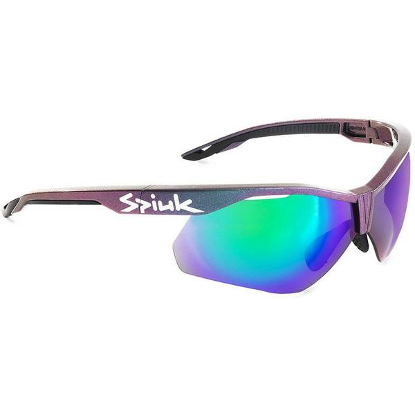 Lunettes de protection Spiuk Sportline Ventix-k Mirrored Lens Green Unisex Iridescent