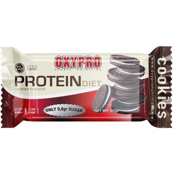 Oxypro Nutrition Protein Bar 23gr Proteina Y 0.8g De Azúcar - Low Sugar - Hight Protein 24 Barritas X 55g