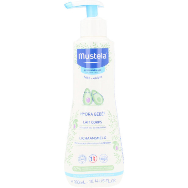 Leite corporal para bebês Mustela Hydra 300 ml unissex