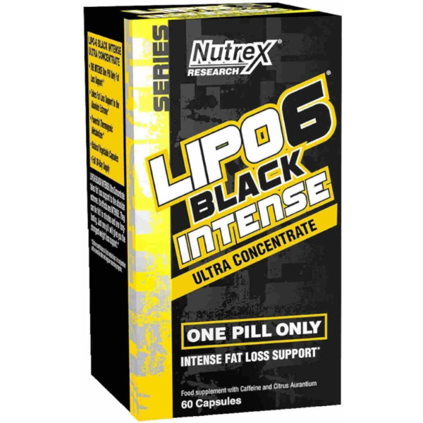 Nutrex Lipo 6 Black Ultra Concentrado Intense 60 Cápsulas