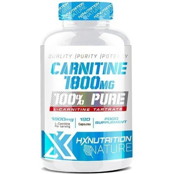Hx Nature Carnitine 1800 mg 100 % pure 120 gélules