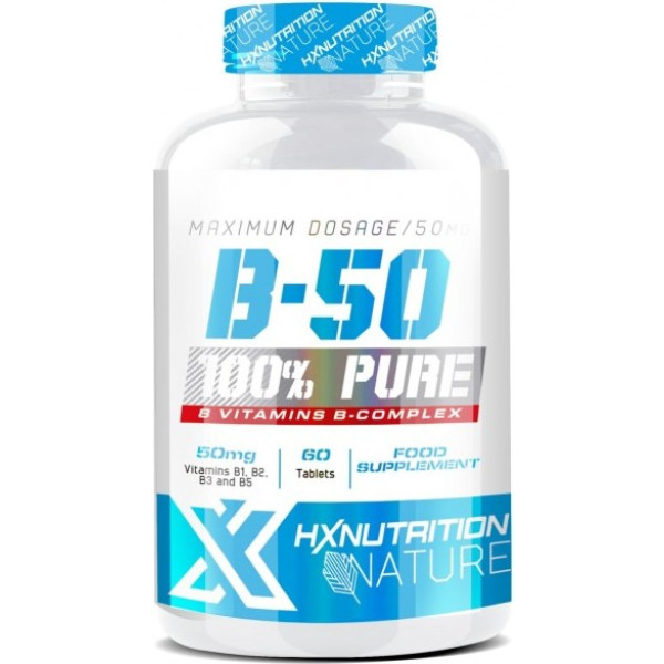 Hx Nature Vitamin B50 Complex 60 Tablets