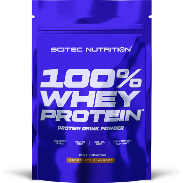 Scitec Nutrition 100% Whey Protein avec acides aminés supplémentaires 1 kg