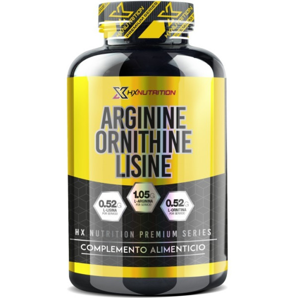 Hx Nutrition Arginine Orthinine Lysine 90 Capsules