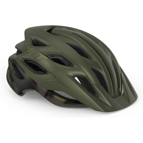 Met Casco Veleno Verde Iridiscente Mate