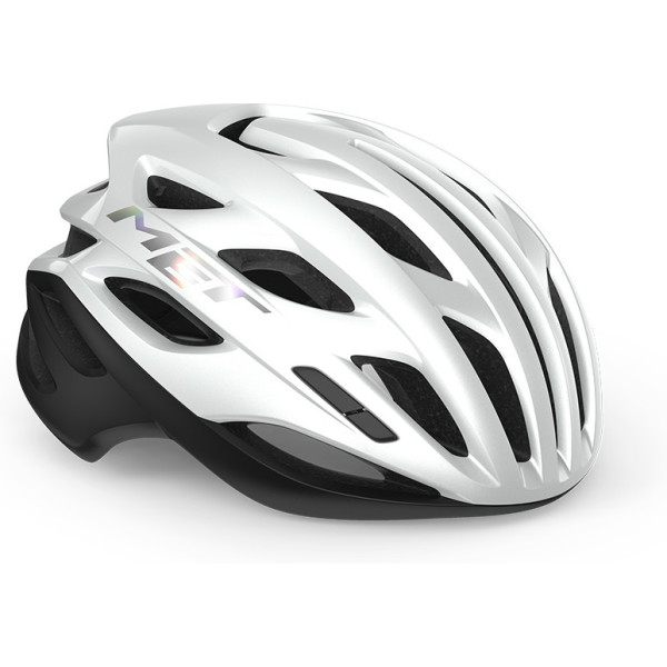 Casco Met Estro Mips bianco lucido olografico