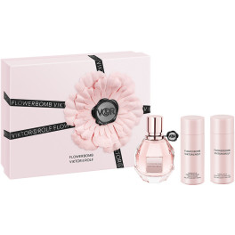 Viktor & Rolf Viktor&rolf Flowerbomb Eau De Parfum  50 Ml +  Leche Corporal 50ml +  Gel Ducha 50ml